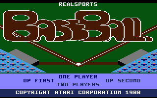 RealSports Baseball screenshot 4 for Atari 7800